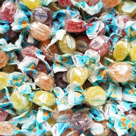 bonbons emballés aux fruits