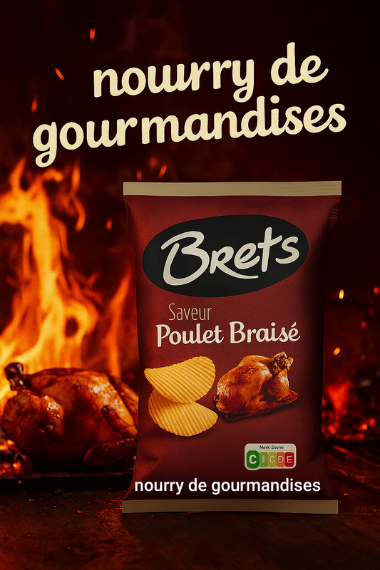 Chips brets poulet braisé
