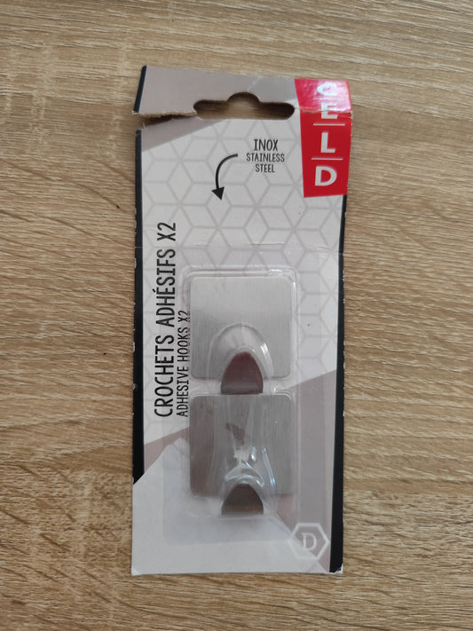 Crochet adhésif ( lot de 2 )