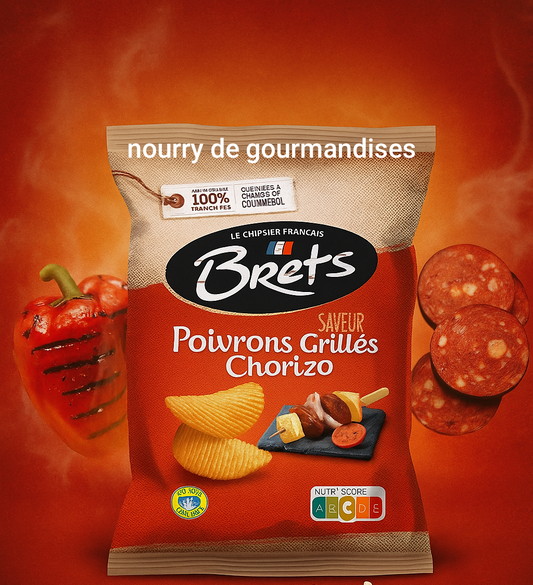 Chips Brets poivrons grillés chorizo