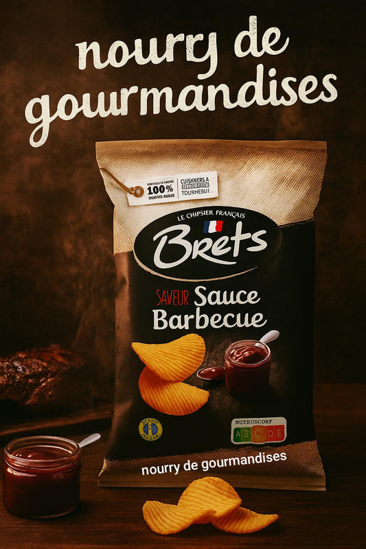 Chips brets sauce barbecue