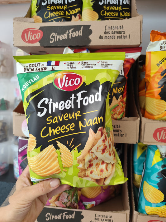 Chips cheese naan