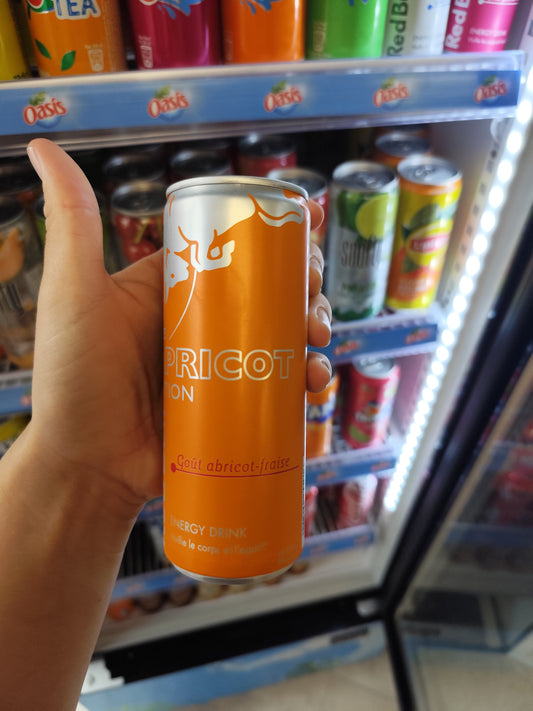 Red bull abricot/fraise