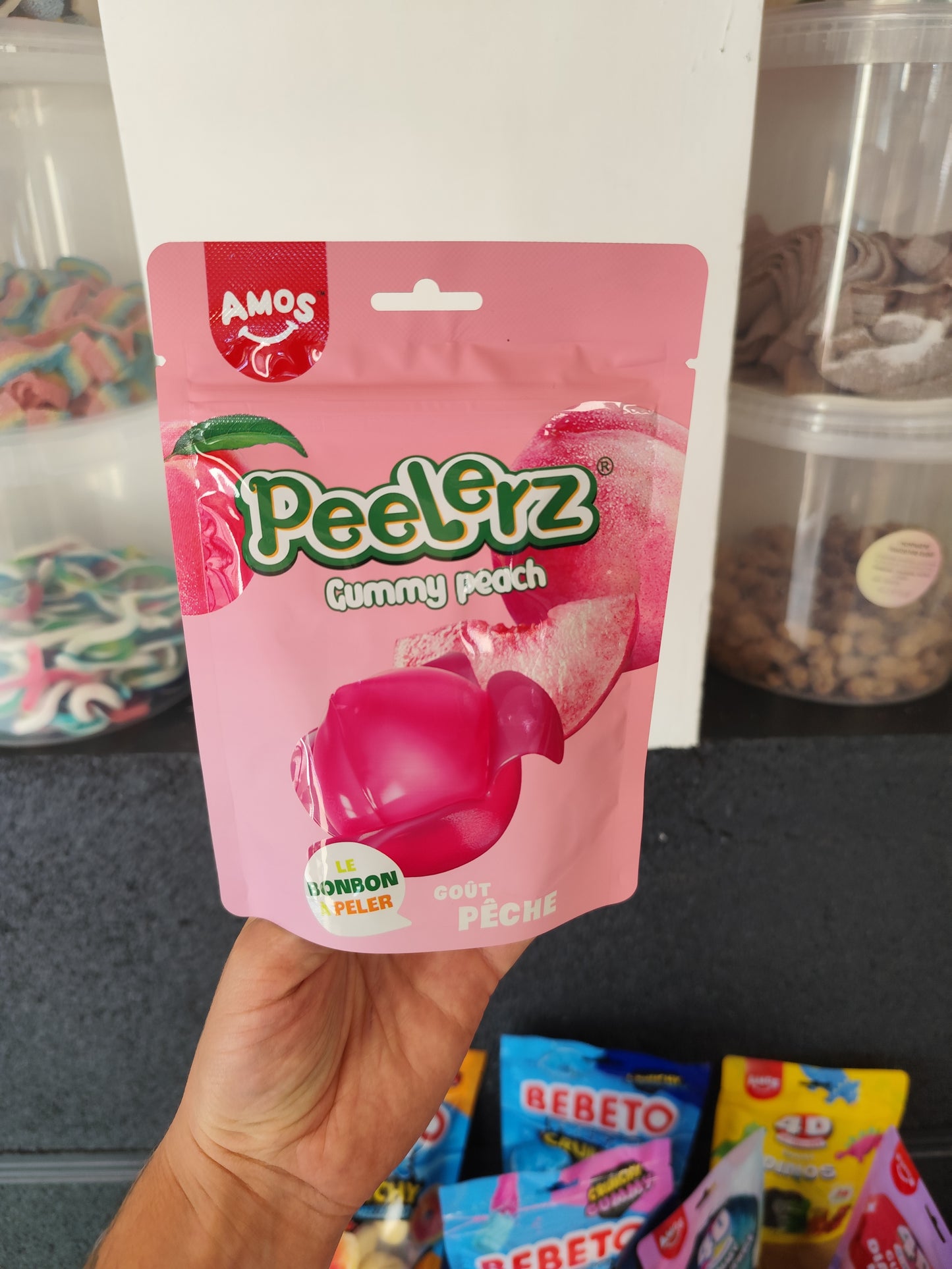 Bonbons pêche à éplucher