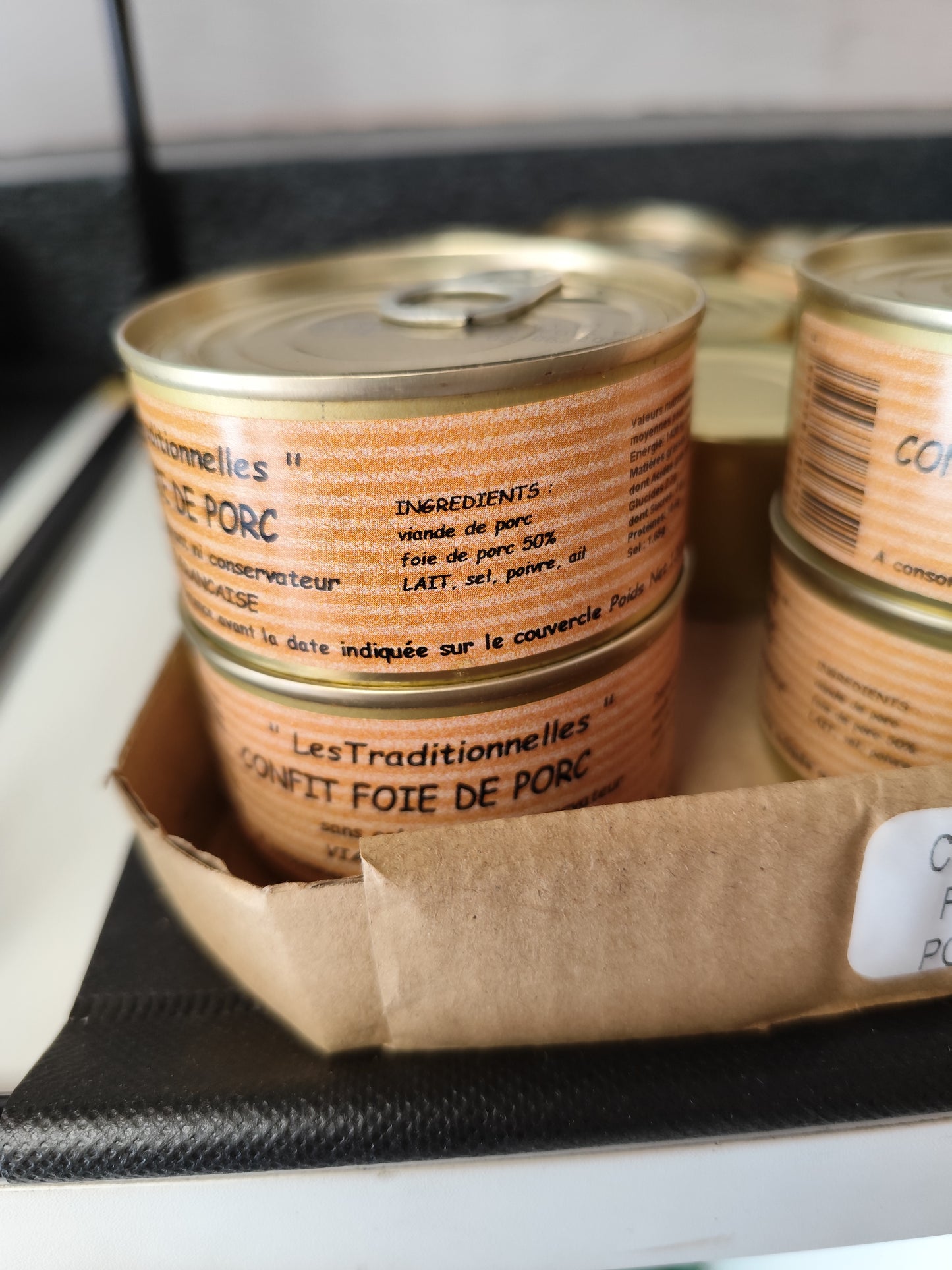 Confit foie de porc