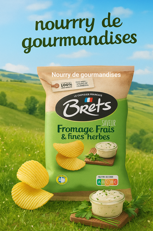 Chips fromage frais & fines herbes